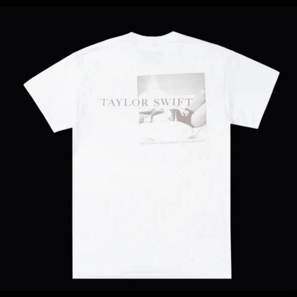SHIP ASAP Taylor Swift Tortured Poets Department Capital One TTPD T-Shirt MEDIUM - Picture 1 of 7